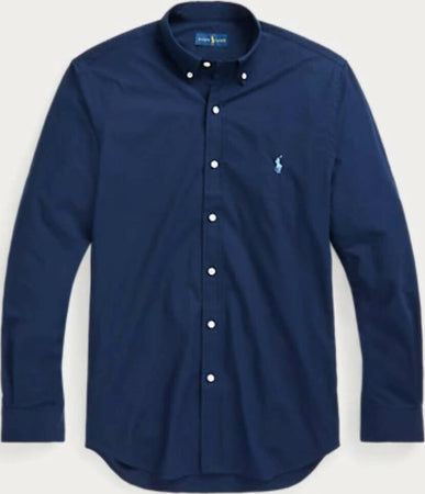 Camicia Ralph Lauren Uomo Slim Fit Colletto Button-down Logo Ricamato Camice Moda Per Lui Moda/Uomo/Abbigliamento/T-shirt polo e camicie/Camicie casual Euforia - Bronte, Commerciovirtuoso.it