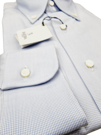 Camicia uomo Barba - Micro Fantasia - Colore celeste