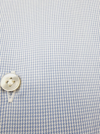 Camicia uomo Barba - Micro Fantasia - Colore celeste