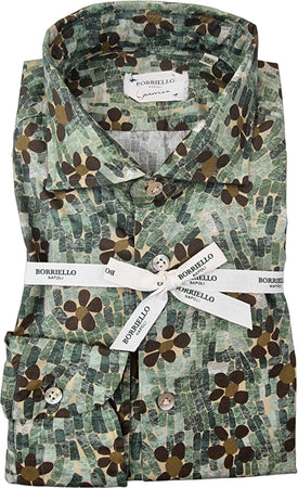Camicia uomo Borriello - fiori