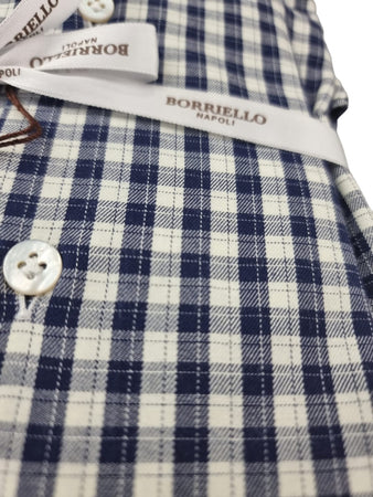 Camicia uomo Borriello Napoli -  Collo francese - quadri
