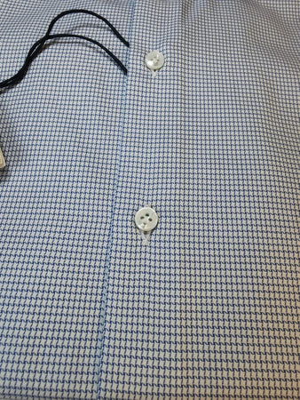 Camicia uomo Sonrisa -  fantasia - collo francese - colore celeste/bianco