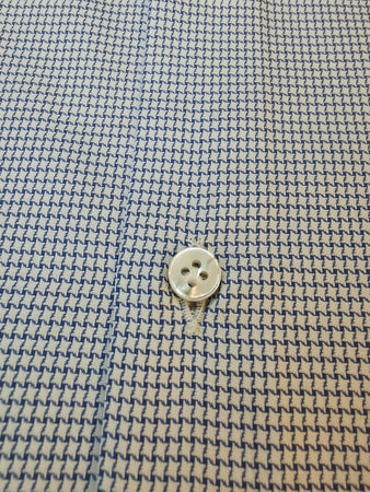 Camicia uomo Sonrisa -  fantasia - collo francese - colore celeste/bianco