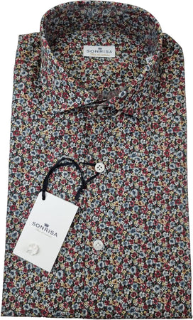 Camicia uomo Sonrisa - Fior di cotone - fiori