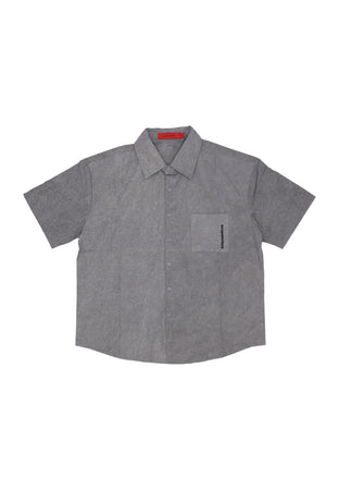 ACUPUNCTURE Camicia Manica Corta Uomo Acu Shirt Grey da uomo