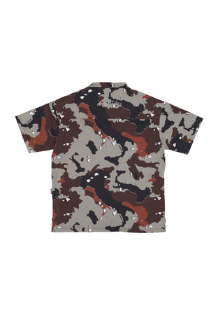 PROPAGANDA Camicia Manica Corta Uomo Desert Commando Shirt Camo da uomo