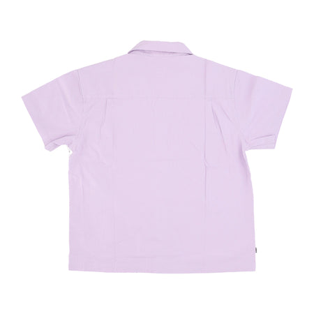 OBEY Camicia Manica Corta Uomo Sunrise Woven Shirt Orchid Petal da uomo