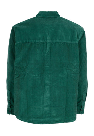 OBEY Camicia Manica Lunga Uomo Bigwig Cord Woven Rain Forest da uomo