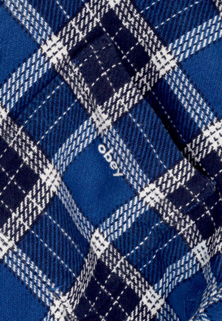 OBEY Camicia Manica Lunga Uomo Bigwig Picture Woven Limoges Multi da uomo