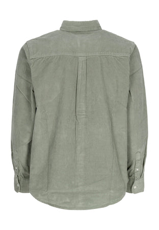 OBEY Camicia Manica Lunga Uomo Grafton Cord Woven Laurel Wreath da uomo