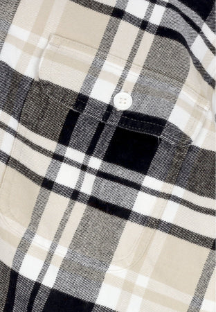 OBEY Camicia Manica Lunga Uomo Hardwork Dillon Woven Silver Grey Multi da uomo