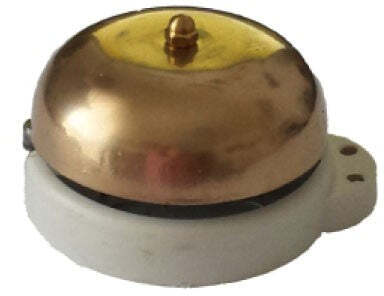 Campanello rinforzato per esterno vintage/oro 230V. - 6/14V.