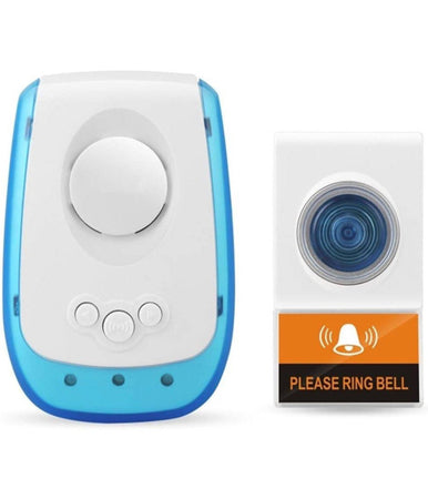 Campanello Wireless Senza Fili 38 Suonerie Regolabili Distanza Operativa 150mt