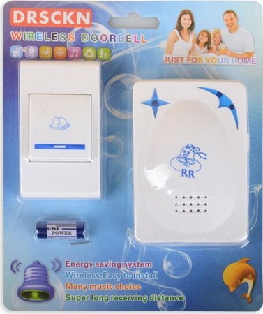 Campanello-Wireless-Senza-Fili-Porta-Drsckn-16-Melodie-Casa-Ufficio