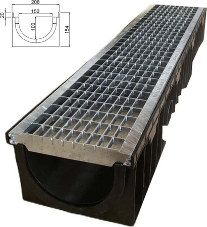 Canaletta-di-scolo-acqua-carrabile-in-PP-PE-con-griglia-zincata-208X154