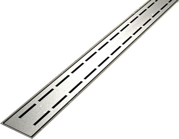 Canaletta-Doccia-Inox-con-griglia-decorata-e-piedini-Linea