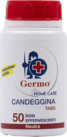 Pastiglie Efferfescenti Candeggina Germo HomeCare Candeggina pastiglie al cloro di candeggina 50 Tabs GERMO candeggina Salute e Prevenzione - Barletta, Commerciovirtuoso.it