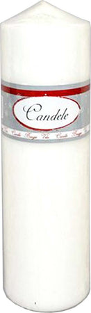 Candela cilindrica a cera colorata decorazione natalizia Casa e cucina/Decorazioni per interni/Candele e portacandele/Candele/Candele a colonna MagiediNatale.it - Altamura, Commerciovirtuoso.it