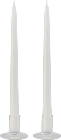 Candela classica a stelo laccata bianco decorazione per interno 30 X 2,2 cm Casa e cucina/Decorazioni per interni/Candele e portacandele/Candele/Candele a colonna MagiediNatale.it - Altamura, Commerciovirtuoso.it