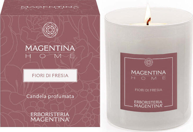 Candela-profumata-fiori-di-fresia-Magentina-Home