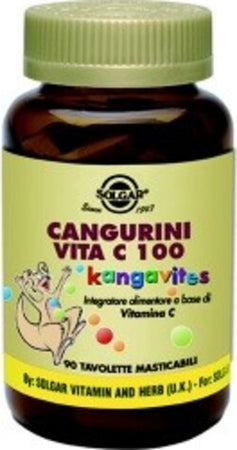 CANGURINI-VITA-C100-integratore-alimentare-90-tavolette-Solgar