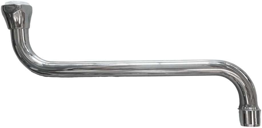 Canna becco universale per rubinetto lavello, lunga 18 cm
