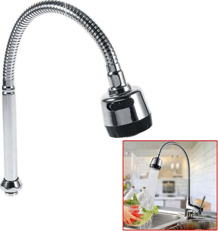 Canna-Di-Ricambio-Flessibile-Per-Rubinetto-Con-Doppia-Funzione-Doccetta-Lavello