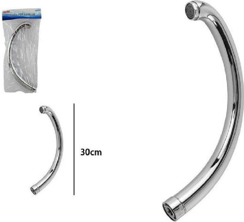 Canna Di Ricambio Rubinetto Miscelatore Cucina Lavello Cromo Lucido 30 Cm 52983 Casa, arredamento e bricolage > Cucina > Rubinetti Cucina Trade Shop italia - Napoli, Commerciovirtuoso.it