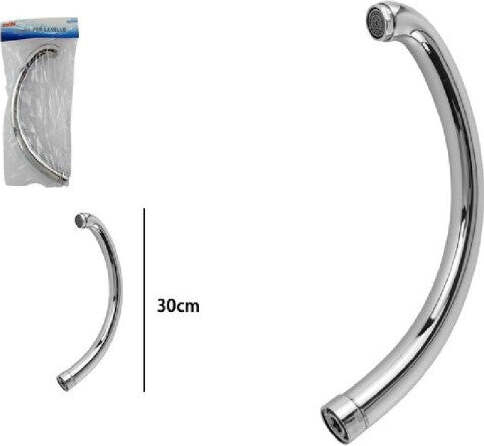 Canna-Di-Ricambio-Rubinetto-Miscelatore-Cucina-Lavello-Cromo-Lucido-30-Cm-52983
