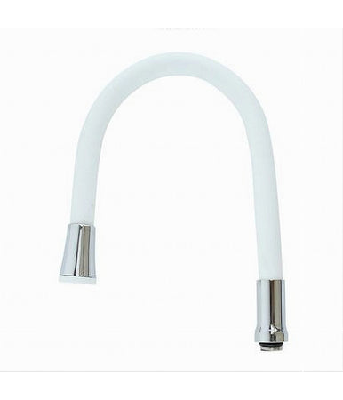 Canna Ricambio Miscelatore Rubinetto Lavello Cucina Flessibile Bianco 50cm 87502