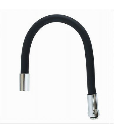 Canna Ricambio Tubo Flessibile Per Rubinetto Lavello Da Cucina Nero 50 Cm 87506
