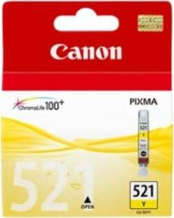 Canon - Cartuccia ink - Giallo - 2936B001 - CLI521 Y - 510 pag Elettronica/Informatica/Stampanti e accessori/Accessori per stampanti a inchiostro e laser/Cartucce d'inchiostro Eurocartuccia - Pavullo, Commerciovirtuoso.it