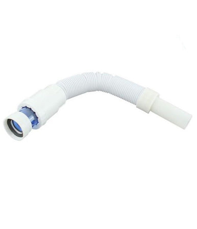 Canotto Tubo Di Scarico Flessibile Estensibile Lavabo Lavello 1/4 X 32 Mm 10077