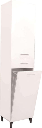 CANUTO---armadietto-con-portabiancheria-Bianco-Milani-Home