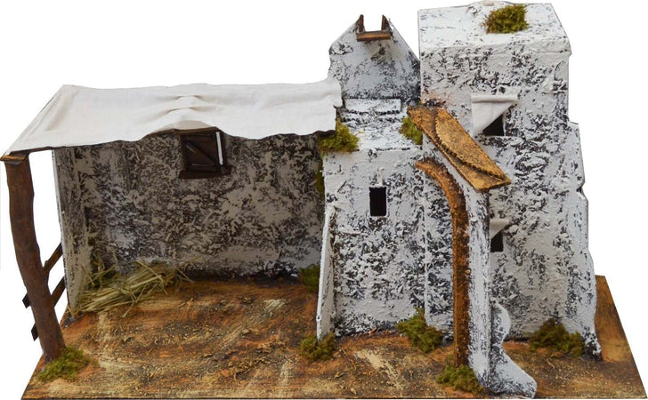 Capanna grotta vuota in legno scenario palestinese con luci per natività presepe natalizio Casa e cucina/Decorazioni per interni/Addobbi e decorazioni per ricorrenze/Decorazioni natalizie/Presepi/Statuine e fondali per il presepe MagiediNatale.it - Altamura, Commerciovirtuoso.it