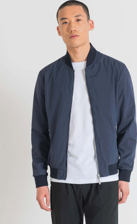 Capospalla-regular-fit-nylon-blu-avio