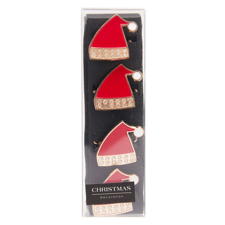 Portatovaglioli decorativo di Natale decorazione natalizia set da 4 pezzi