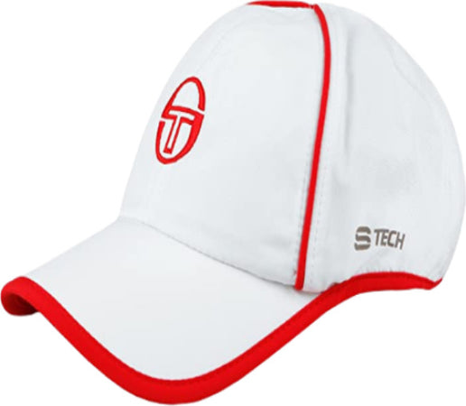 Cappellino Sergio Tacchini Da Tennis Sportivo Club Tech Bianco/rosso 100% Poliestere Moda/Uomo/Abbigliamento/Abbigliamento sportivo/Cappellini Liquidator Italia - Nicosia, Commerciovirtuoso.it