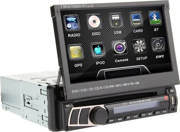Car stereo 1 din mp5 player con schermo 7 pollici a scomparsa universale touch screen bluetooth fm receiver aux usb music video player Elettronica/Elettronica per veicoli/Elettronica per auto/Sistemi audio/Autoradio TradeKard - Acerra, Commerciovirtuoso.it