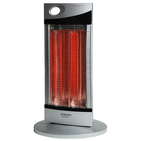 Stufa in Fibra di Carbonio Potenza 450-900W Oscillazione Automatica 70 Maniglia Integrata Spegnimento Automatico Basso Consumo Parabola Riflettente