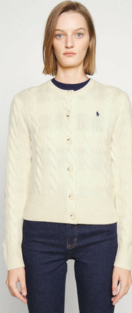 Cardigan Ralph Lauren Donna Trecce Con Logo E Bottoni Moda/Donna/Abbigliamento/Maglioni e cardigan/Cardigan Euforia - Bronte, Commerciovirtuoso.it