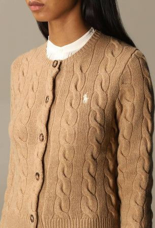 Cardigan Ralph Lauren Donna Trecce Con Logo E Bottoni Moda/Donna/Abbigliamento/Maglioni e cardigan/Cardigan Euforia - Bronte, Commerciovirtuoso.it