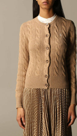 Cardigan Ralph Lauren Donna Trecce Con Logo E Bottoni Moda/Donna/Abbigliamento/Maglioni e cardigan/Cardigan Euforia - Bronte, Commerciovirtuoso.it