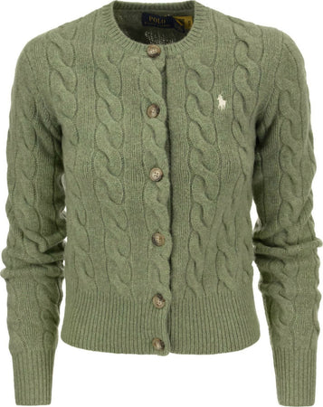 Cardigan Ralph Lauren Donna Trecce Con Logo E Bottoni Moda/Donna/Abbigliamento/Maglioni e cardigan/Cardigan Euforia - Bronte, Commerciovirtuoso.it