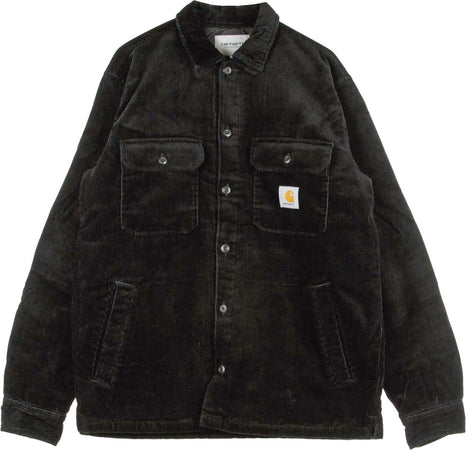 CARHARTT-WIP-Camicia-Imbottita-Uomo-Whitsome-Shirt-Jacket-Black-da-uomo