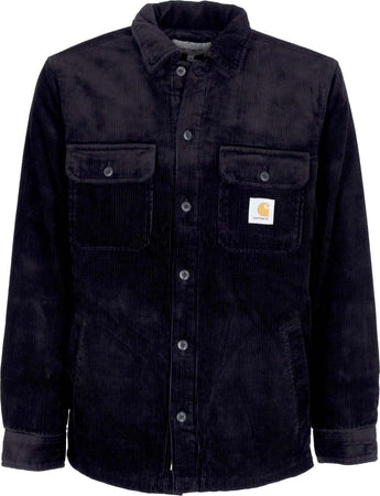 CARHARTT-WIP-Camicia-Imbottita-Uomo-Whitsome-Shirt-Jacket-Black-da-uomo