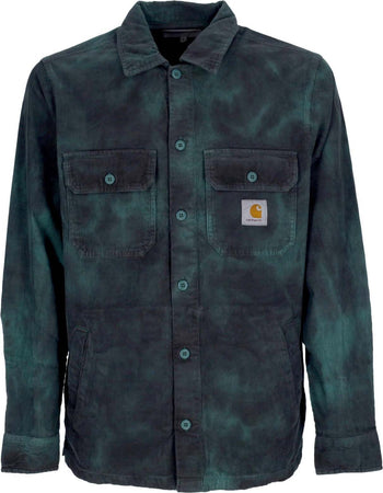 CARHARTT-WIP-Camicia-Manica-Lunga-Uomo-Dixon-Chromo-Shirt-Jacket-Treehouse-Chromo-da-uomo