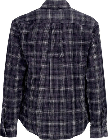 CARHARTT-WIP-Camicia-Manica-Lunga-Uomo-L/s-Flint-Shirt-Wiley-Check/vulcan-Rinsed-da-uomo