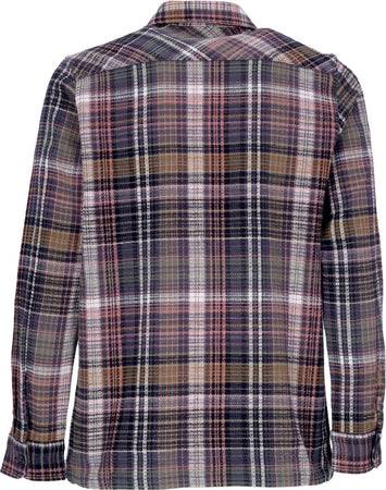 CARHARTT-WIP-Camicia-Manica-Lunga-Uomo-L/s-Valmon-Shirt-Hamilton-Brown-da-uomo