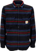 CARHARTT-WIP-Camicia-Manica-Lunga-Uomo-Oregon-Shirt-Jacket-Starco-Stripe/black-da-uomo